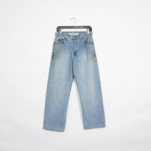 Vintage 90s Gap Relaxed Straight Fit Jeans 28x28 - Faded Distressed Light Wash